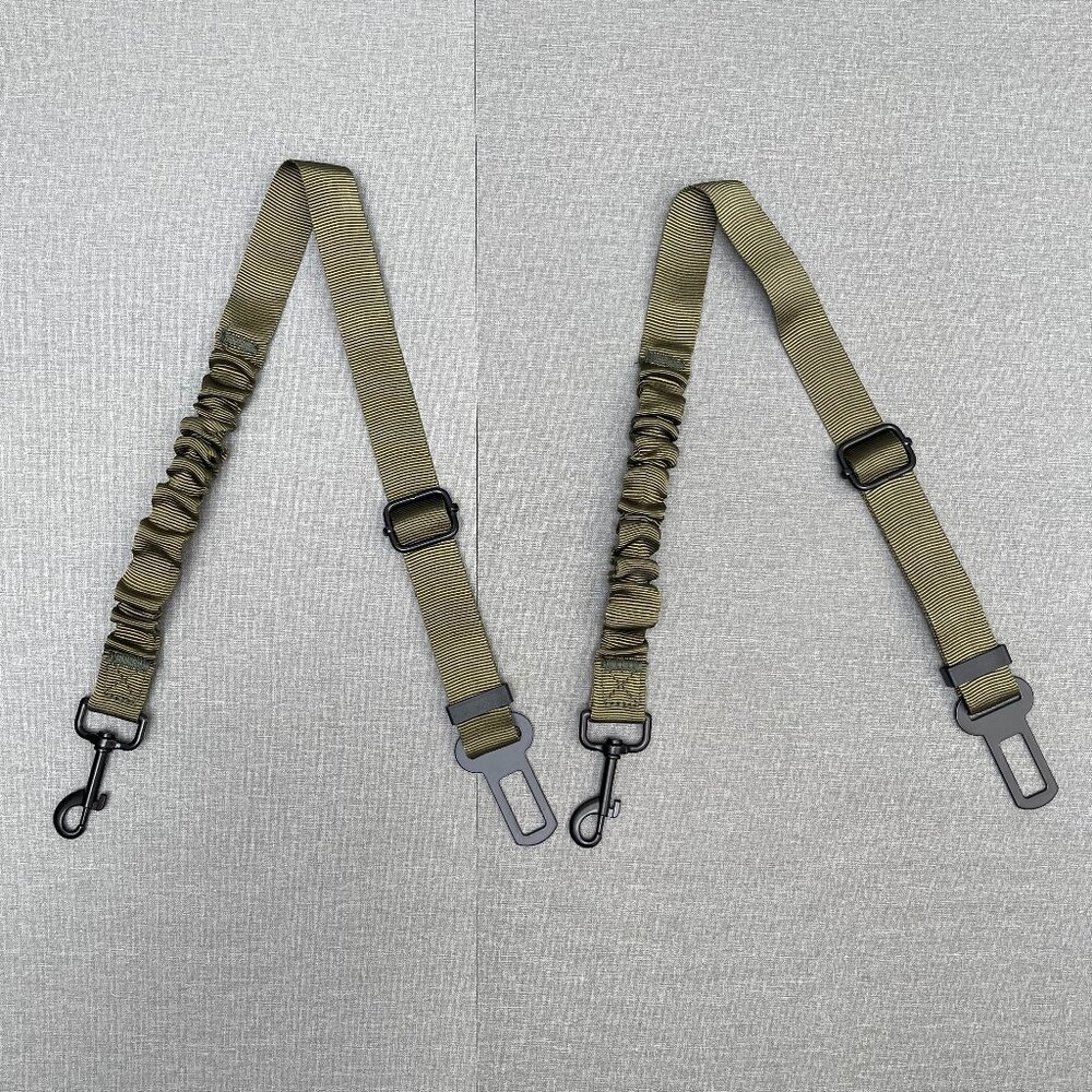 2 Pack ,Dog Seat Belt Leash Pet Seatbelt Car ELASTIC Safety Adjustable Harness